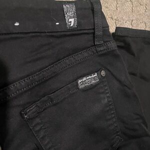 (2) black jeans sz26